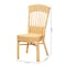 Baxton Studio Barito Modern Bohemian Natural Brown Rattan Dining Chair 228-13136-ZORO - alternate 8